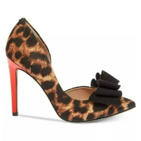 Betsy Johnson Prince-P Leopard Heels -7 - Picture 5 of 8